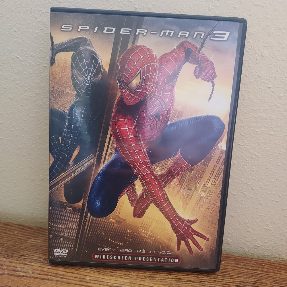 Spider-Man 3 (DVD, 2007) Pre-Owned Tested Working Great Condition Great Movie